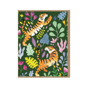 Tiger Design Blank Cards x 8